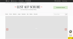 Desktop Screenshot of lust-auf-schuhe.de